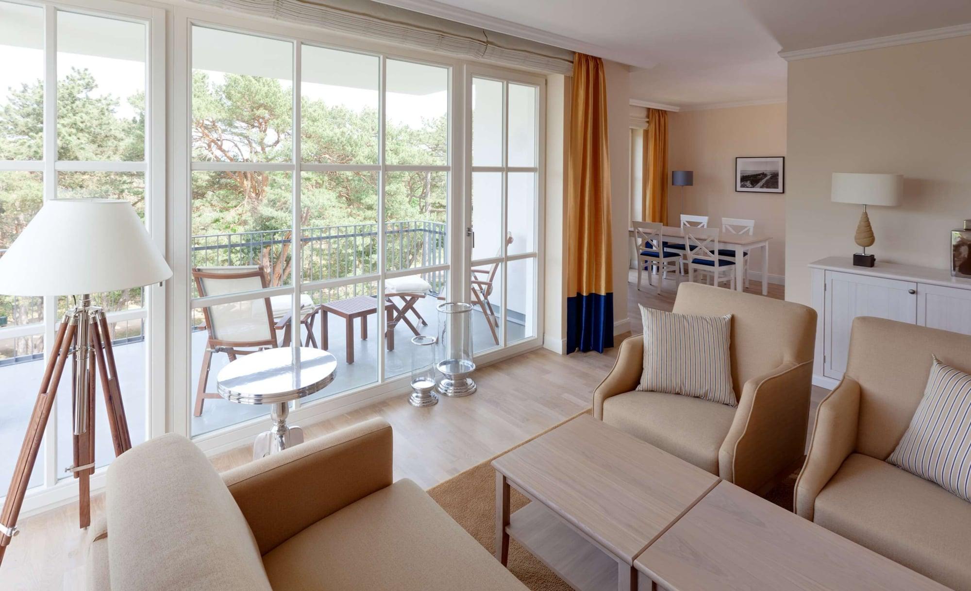 Steigenberger Grandhotel & Spa Heringsdorf Phòng bức ảnh A living room at the Westin