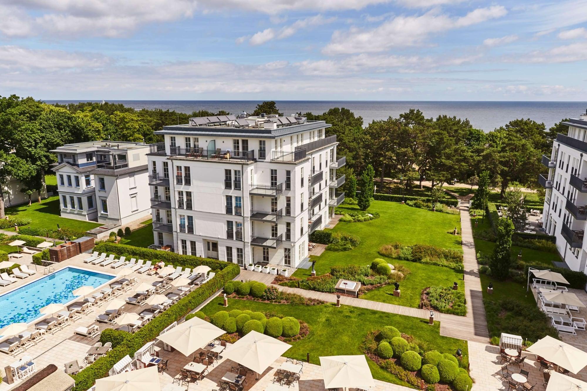 Steigenberger Grandhotel & Spa Heringsdorf Ngoại thất bức ảnh Aerial view of the Baltic Sea