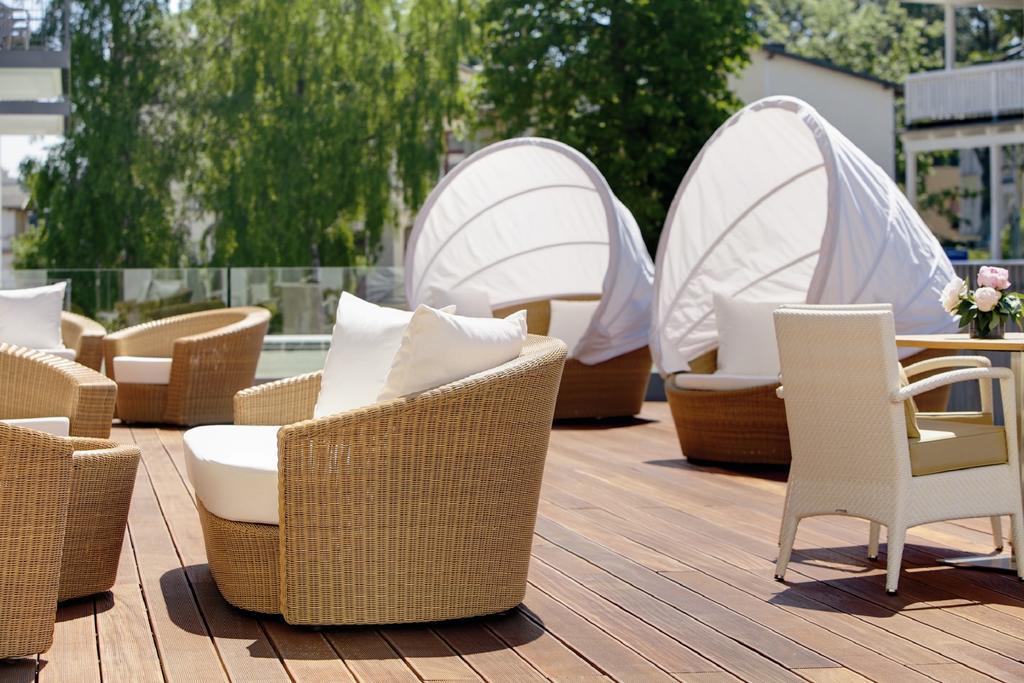 Steigenberger Grandhotel & Spa Heringsdorf Ngoại thất bức ảnh Outdoor furniture
